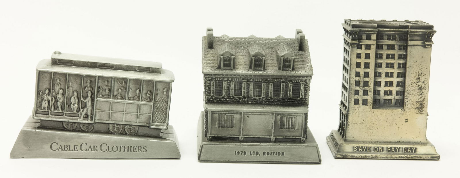 Three Pot Metal Still Banks (1 of 4)