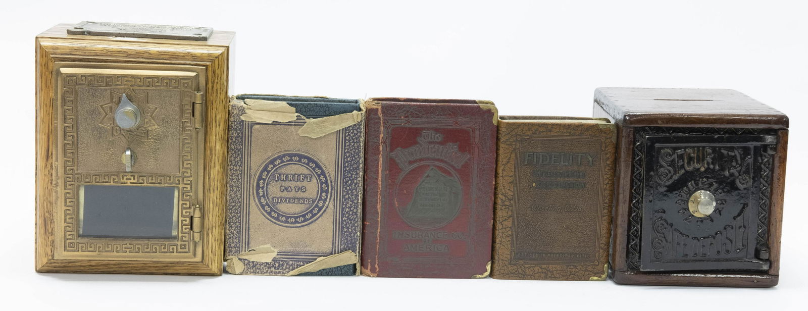 Group of Five Still Banks (1 of 2)