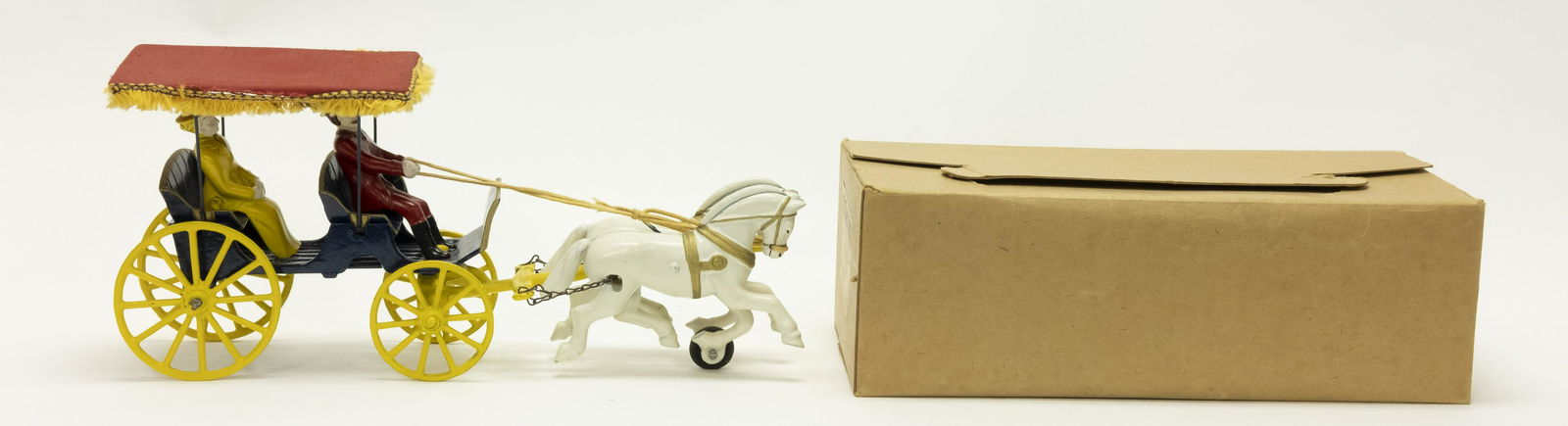 Surrey with Fringe on Top Cast Iron Toy (1 of 2)