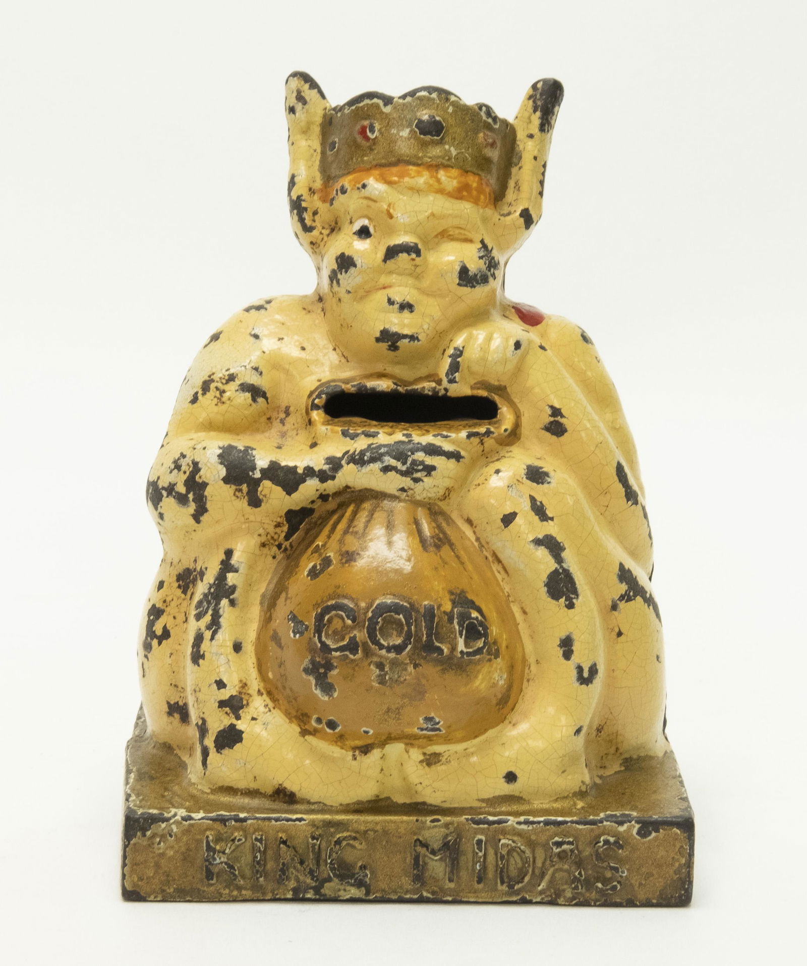 Hubley King Midas Cast Iron Still Bank (1 of 4)