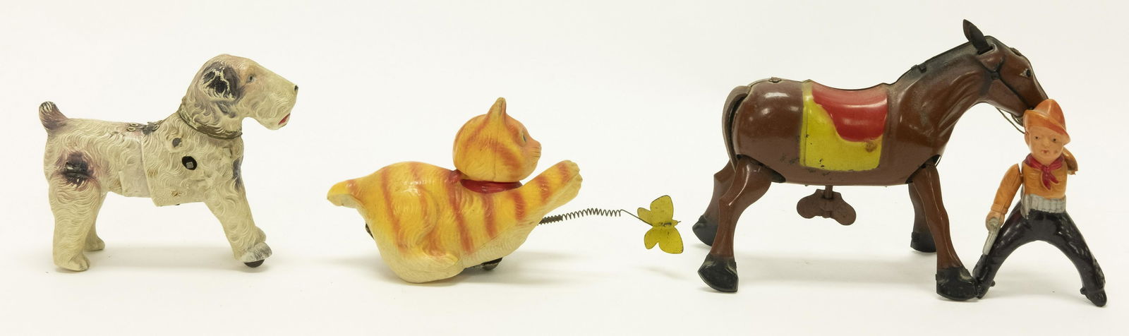 Three Tin Windup/Celluloid Toys (1 of 2)