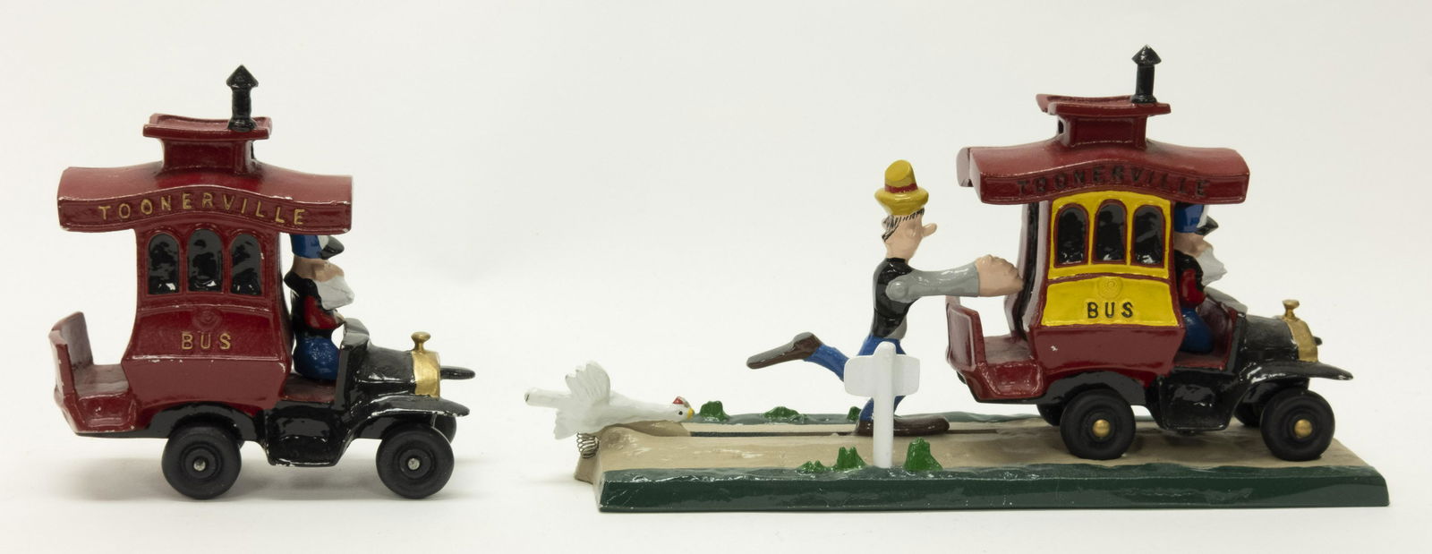 Two Reynolds Toys Toonerville Trolley Banks (1 of 2)