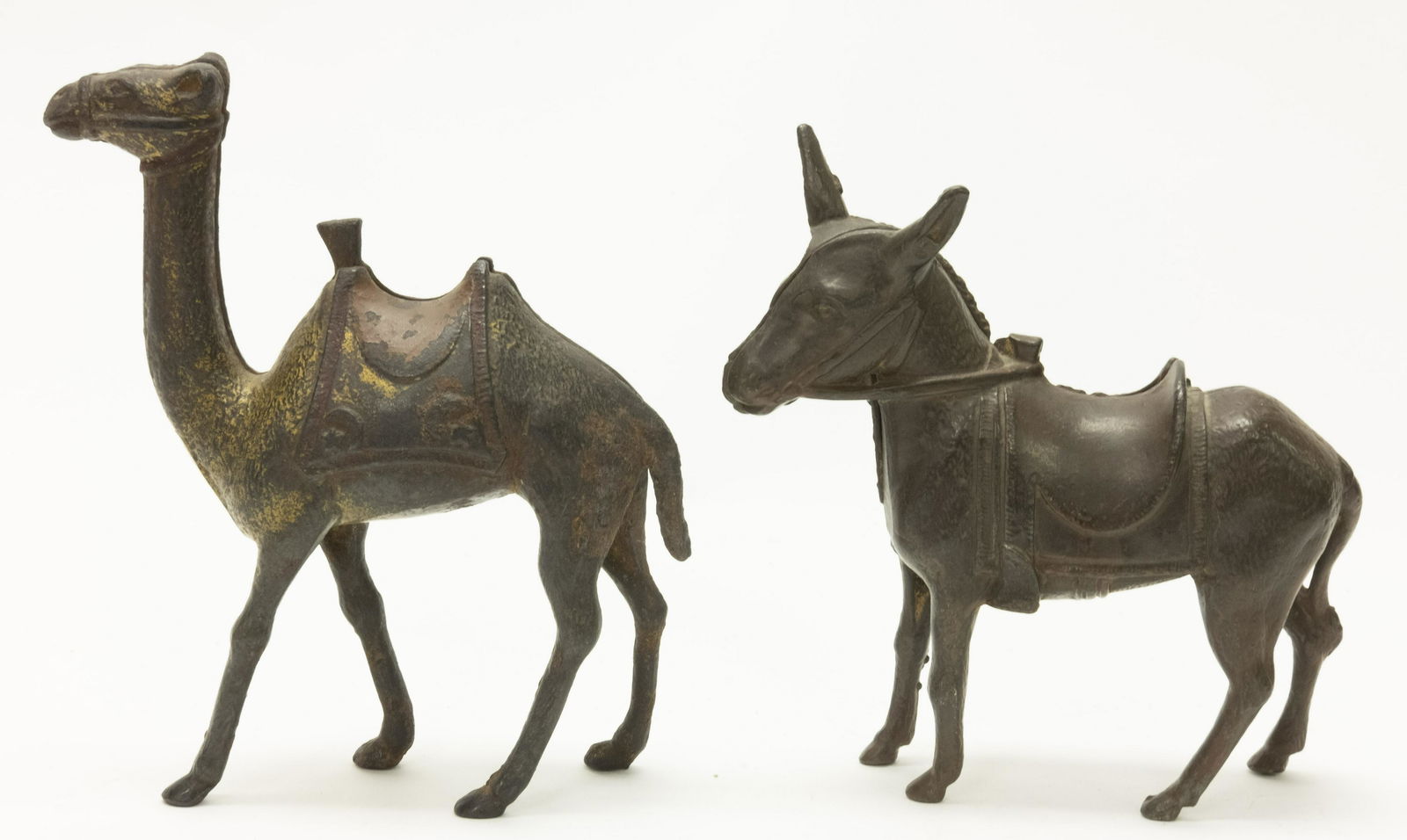 Camel & Donkey Cast Iron Banks (1 of 2)