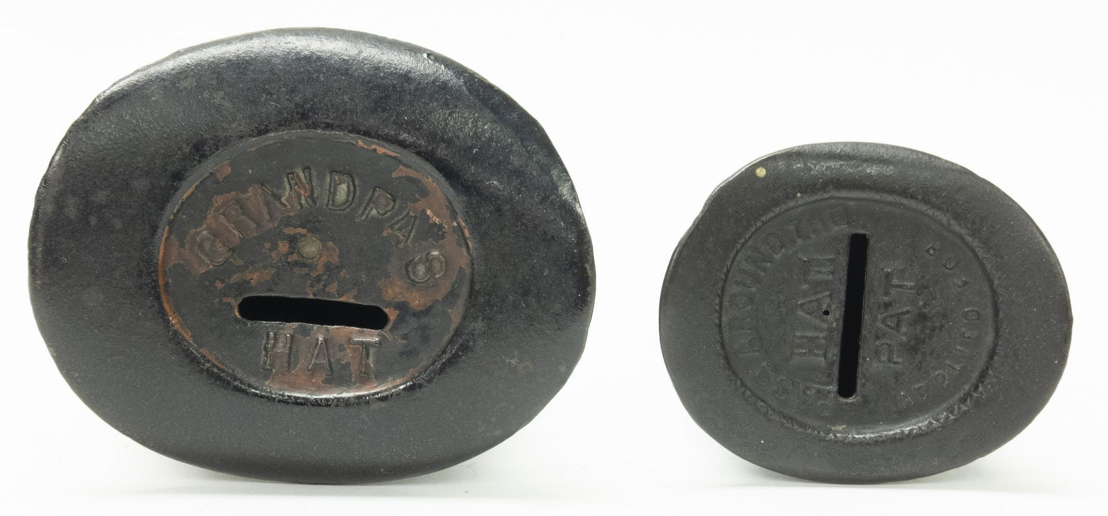 Grandpa's Hat & Pass Around the Hat Iron Banks (1 of 2)