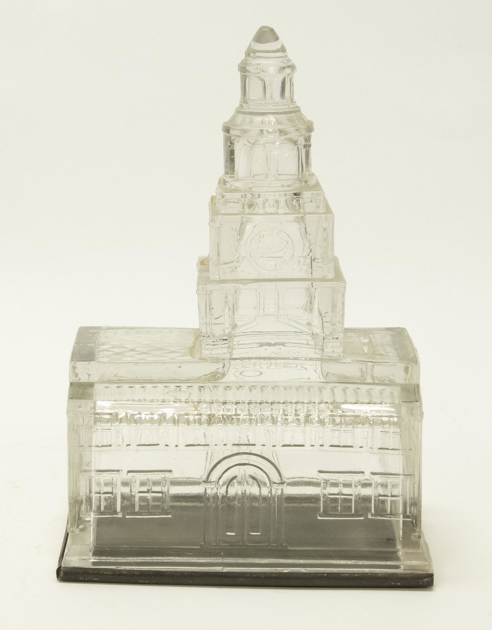 Glass Independence Hall Bank / Candy Container (1 of 4)