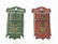 Two Hanging Mail Box Cast Iron Still Banks