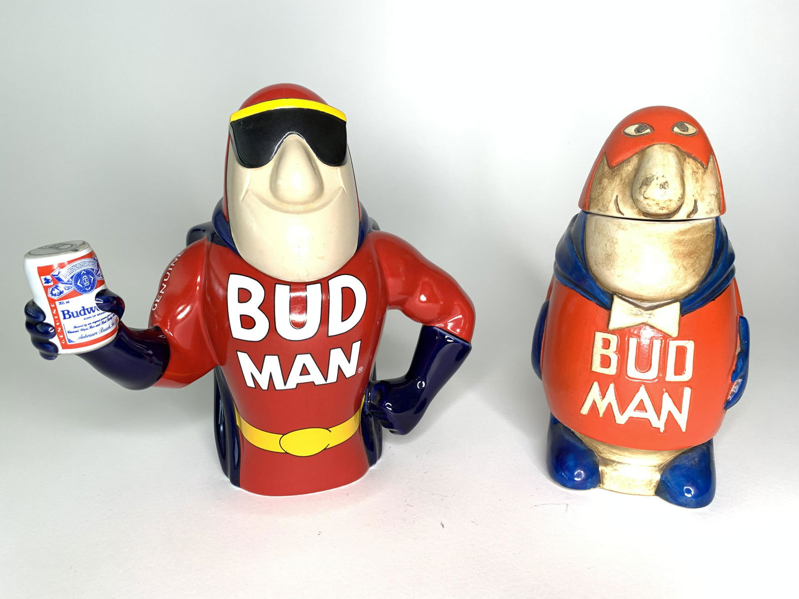 Budweiser Promotional Budman Beer Steins (1 of 4)