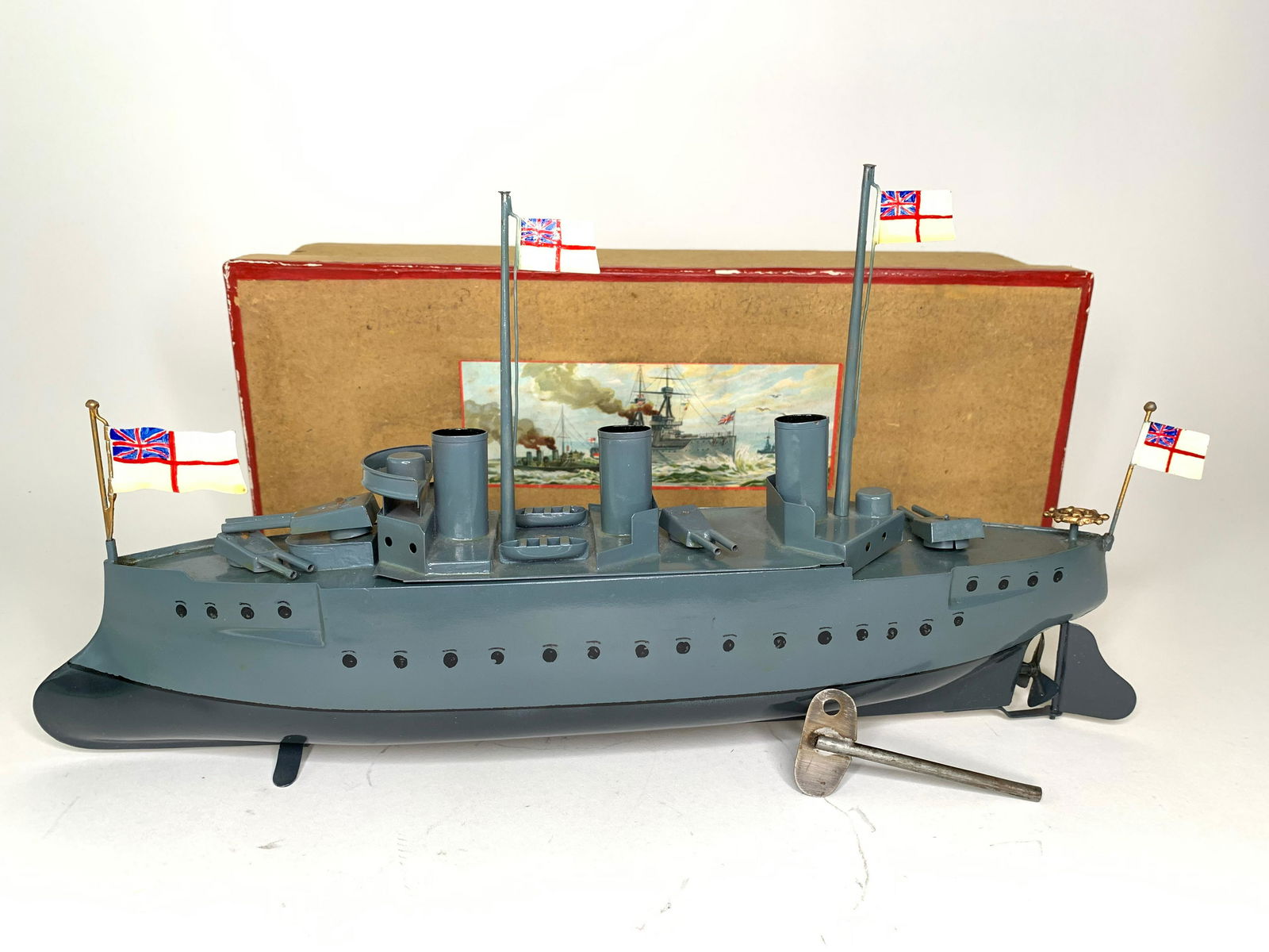 Bing Clockwork Tin Battleship (1 of 5)