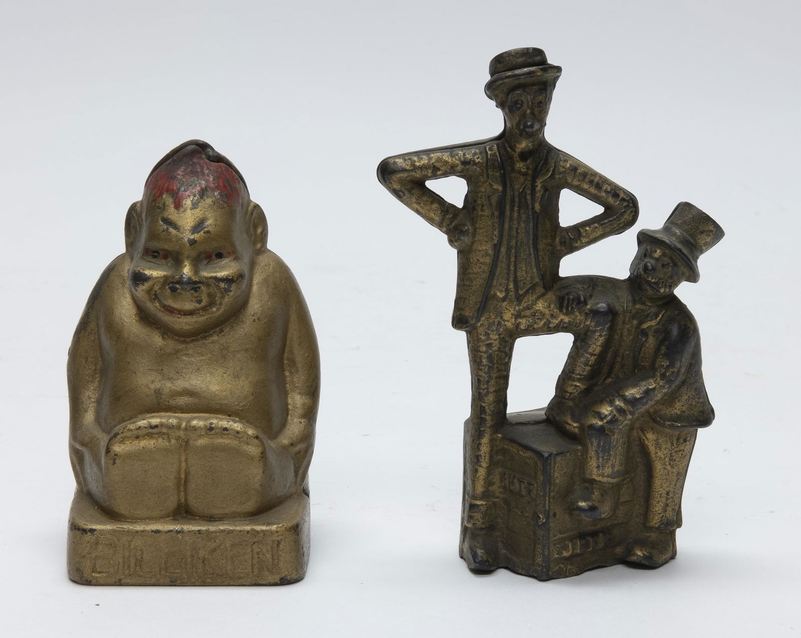 Billiken and Mutt & Jeff Cast Iron Still Banks (1 of 4)