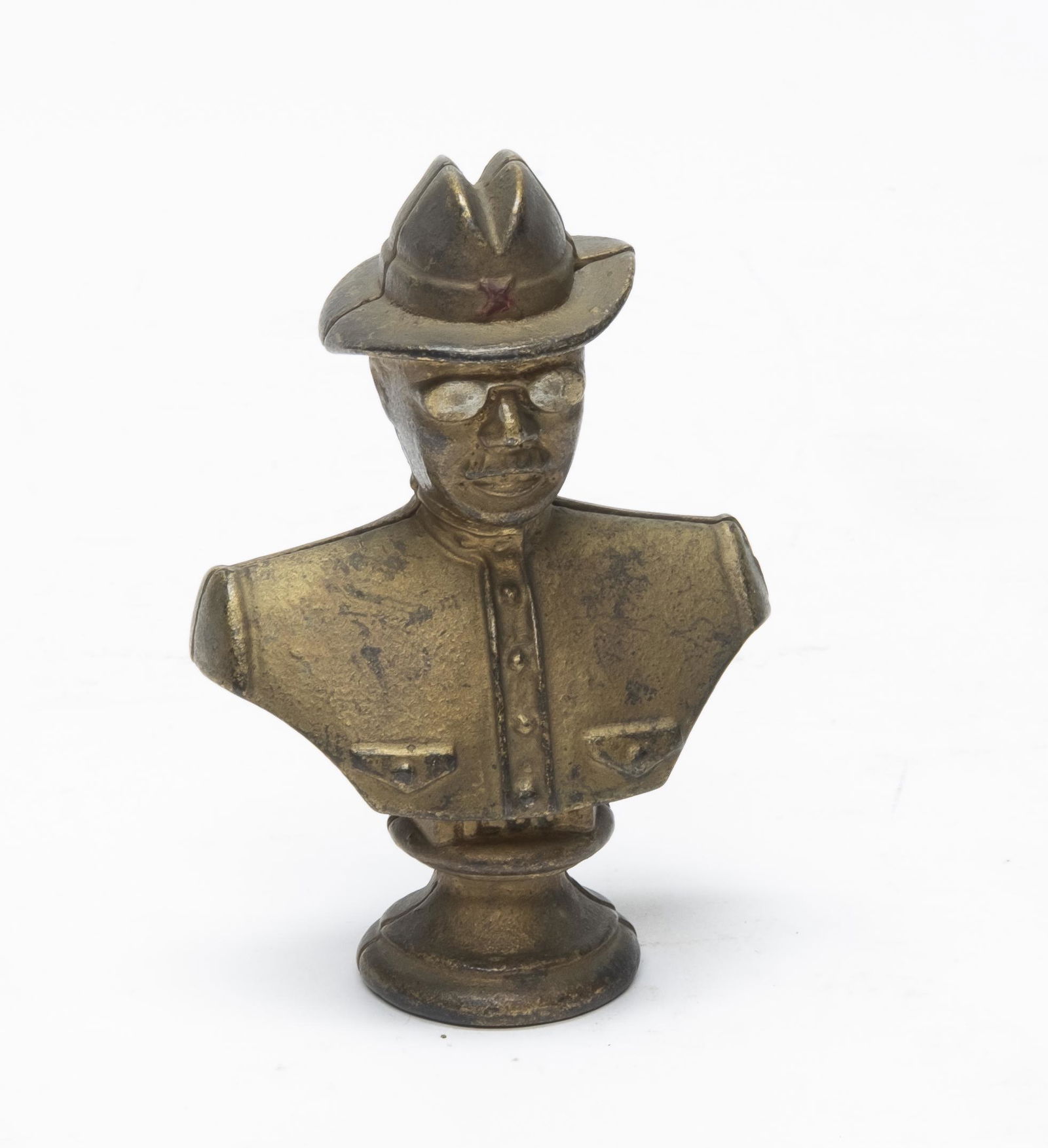 Teddy Roosevelt Bust Cast Iron Still Bank (1 of 4)