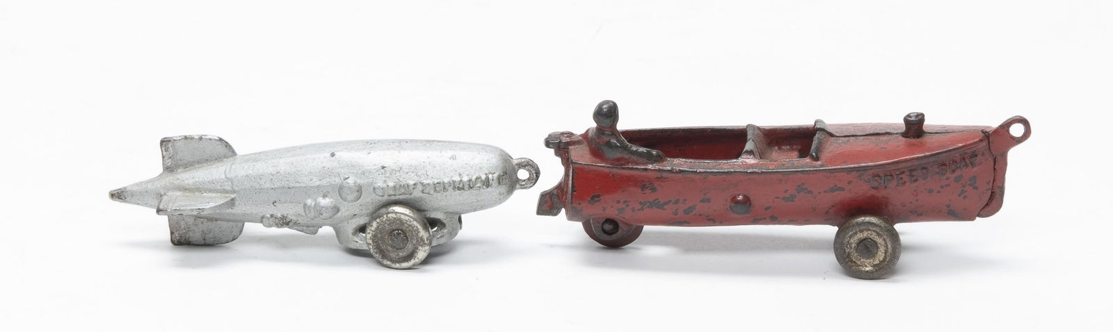 Graf Zeppelin and Speed Boat Iron Toys (1 of 4)