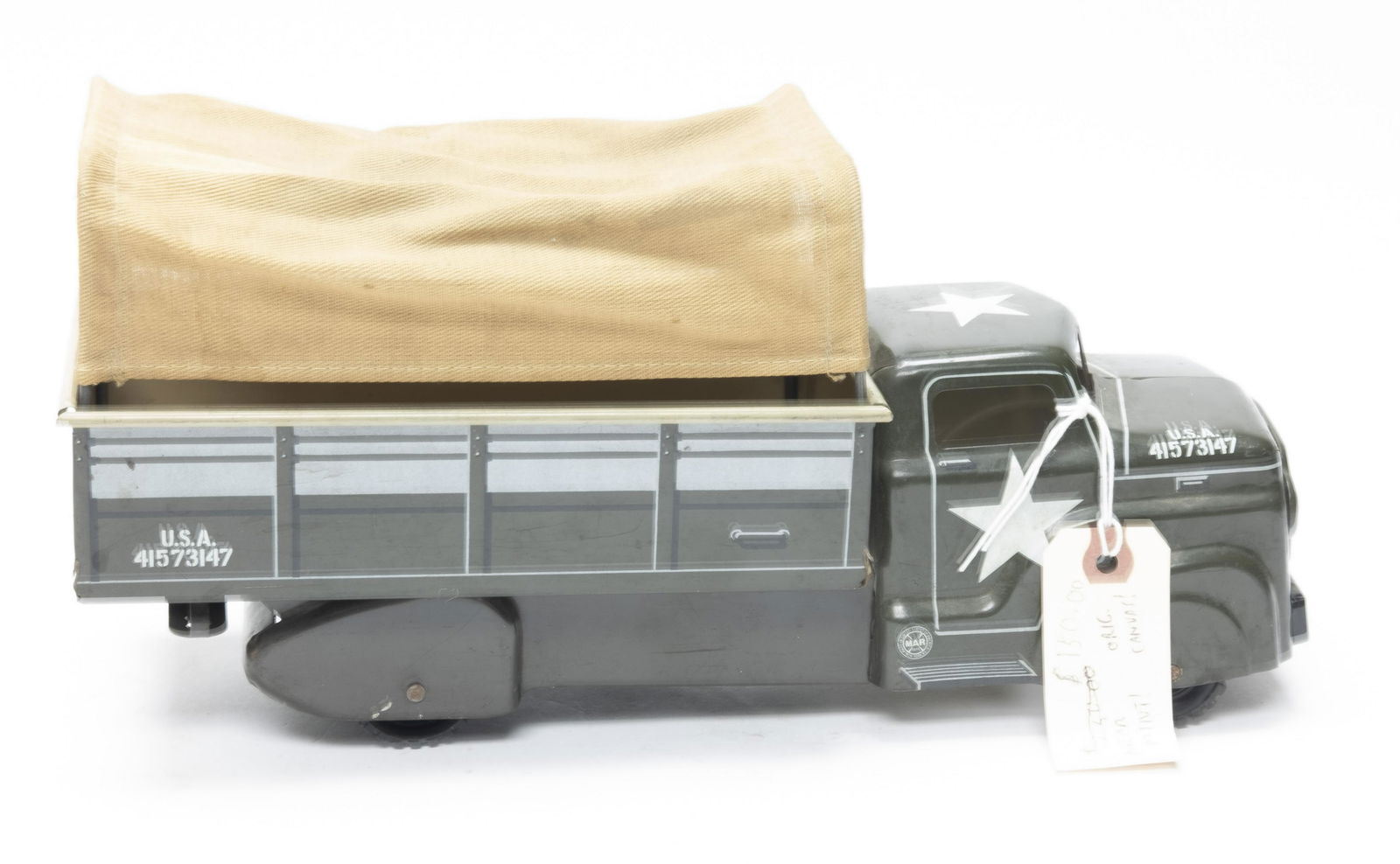 Marx Army Truck Tin Toy (1 of 4)