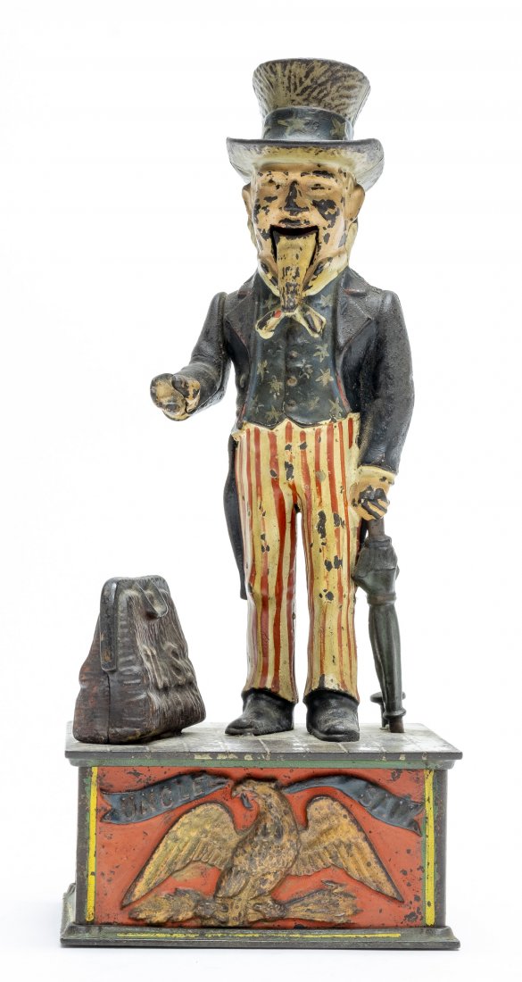Uncle Sam Cast Iron Mechanical Bank (1 of 5)