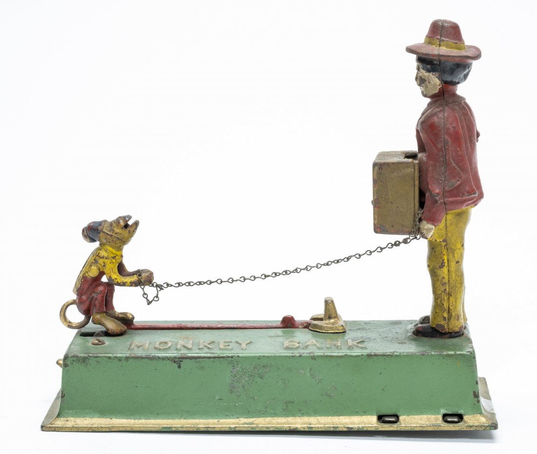 Monkey Bank Iron Mechanical Bank (1 of 5)