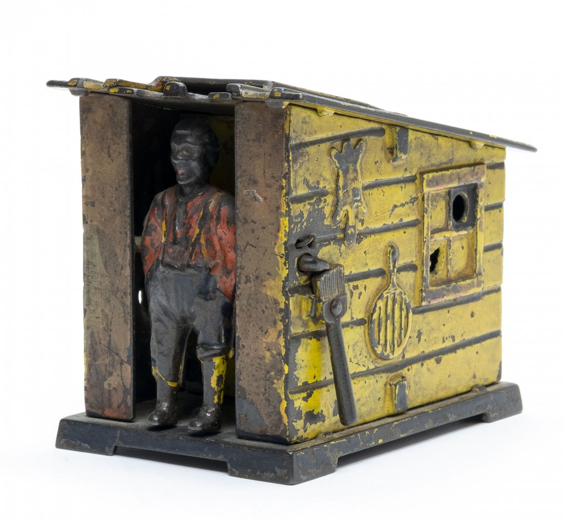 Cabin Cast Iron Mechanical Bank (1 of 5)