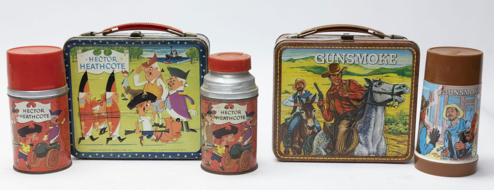 Gunsmoke and Hector Heathcote Lunch Boxes (1 of 6)