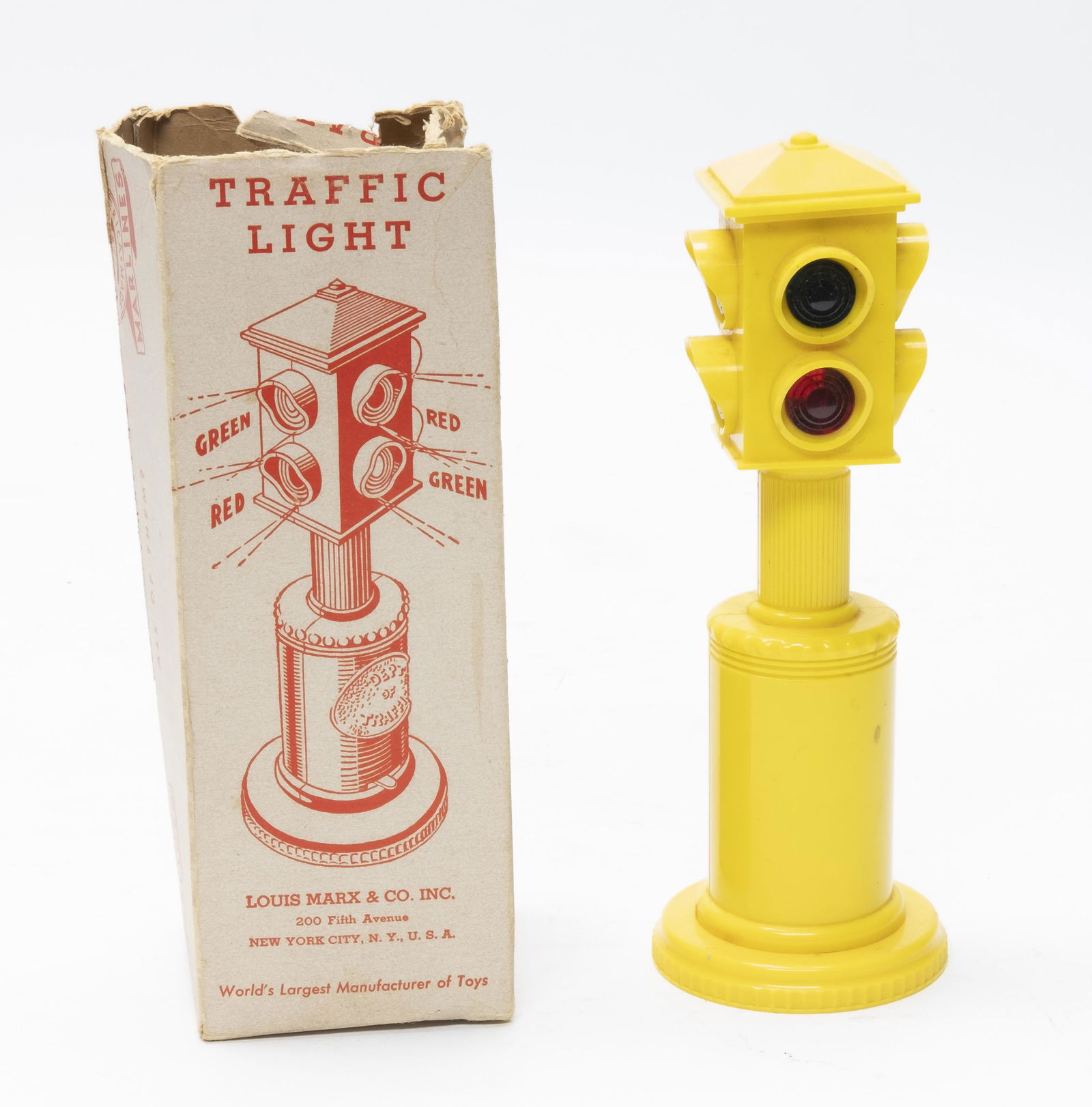 Boxed Battery Operated Marx Traffic Light (1 of 4)