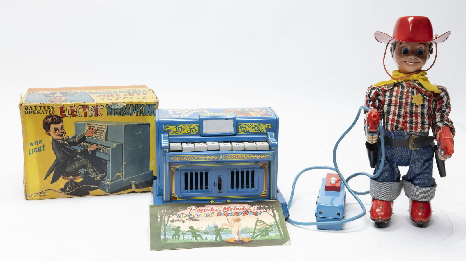 Battery Op Marshal Wild Bill &  Boxed Vibraphone (1 of 4)