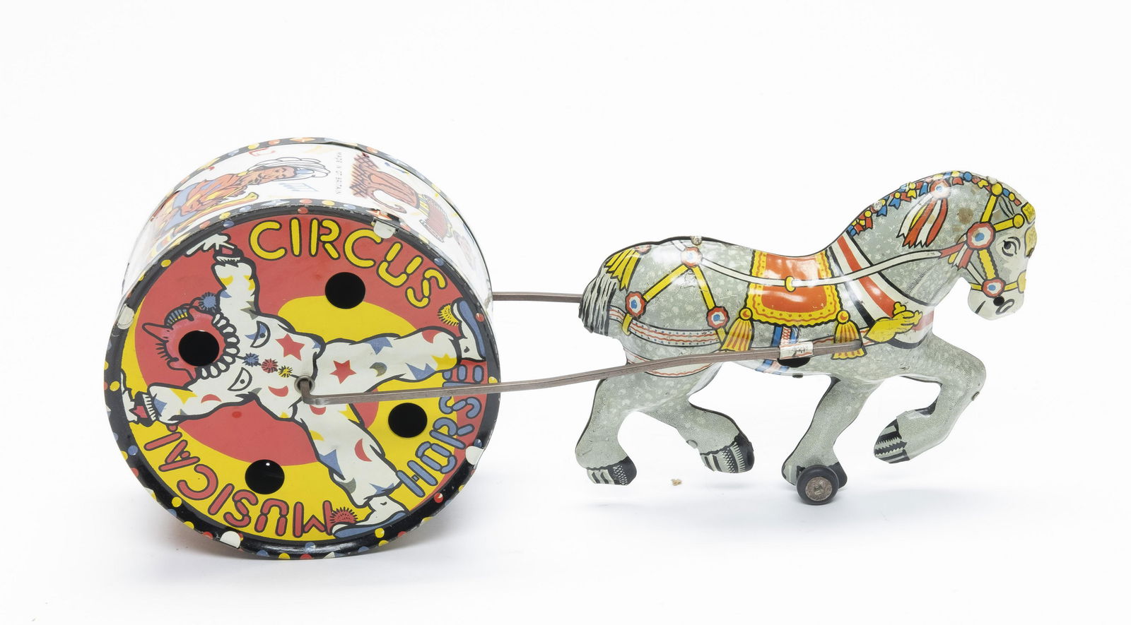 Marx Musical Horse Circus Pull Toy Mar 22, 2020 Cyber Toy Auctions