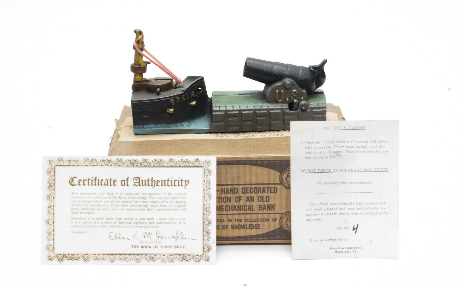 Boxed Book of Knowledge U. S. & Spain Bank (1 of 4)