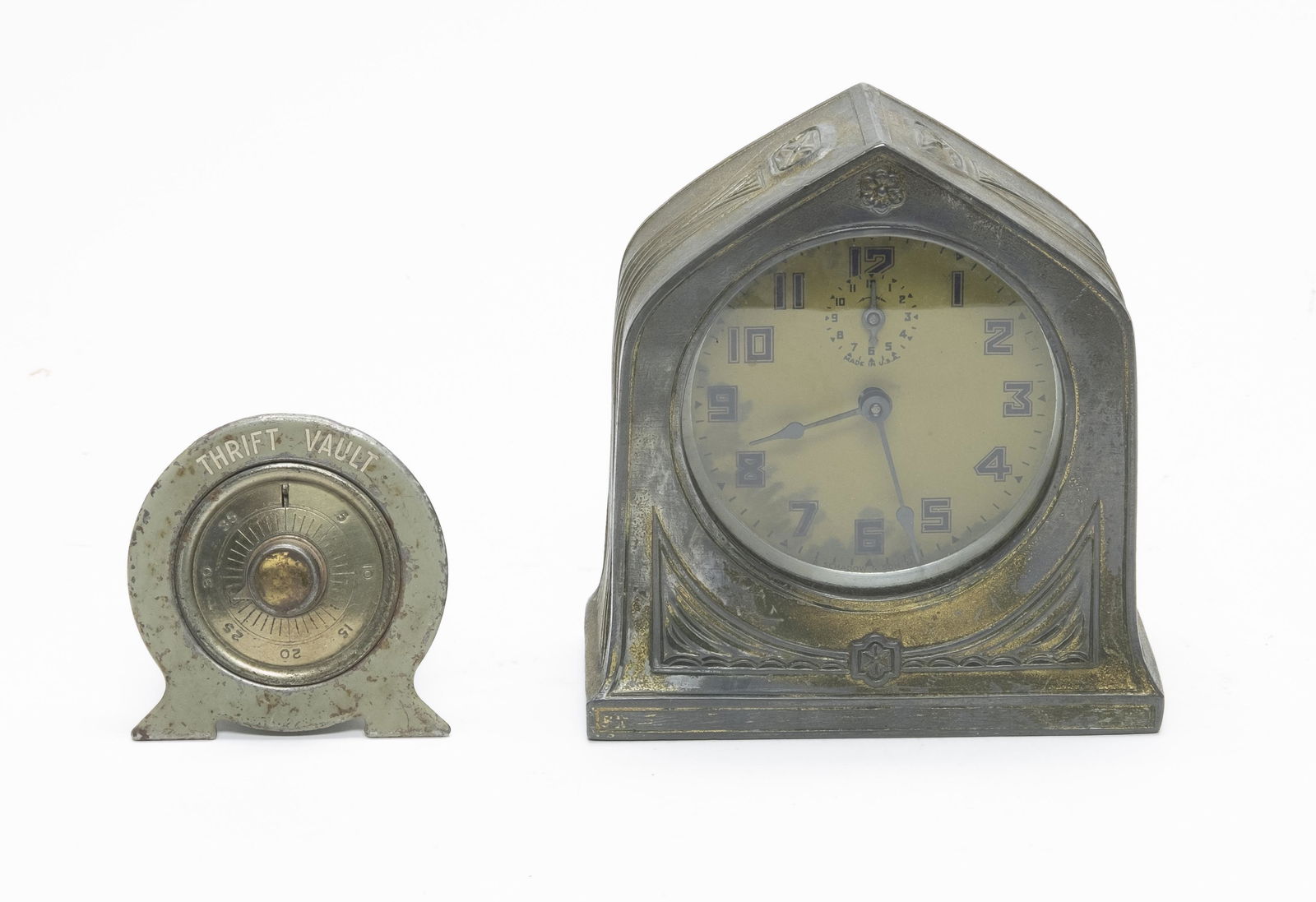Thrift Vault & National Savings  Clock Banks (1 of 4)