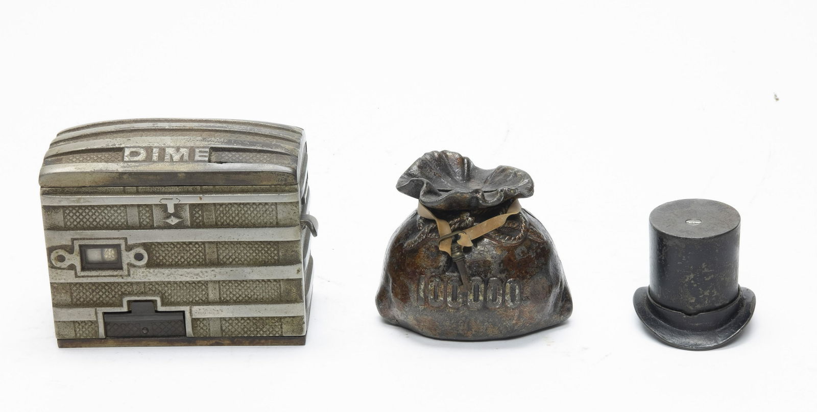 Three Cast Iron Still Banks (1 of 4)