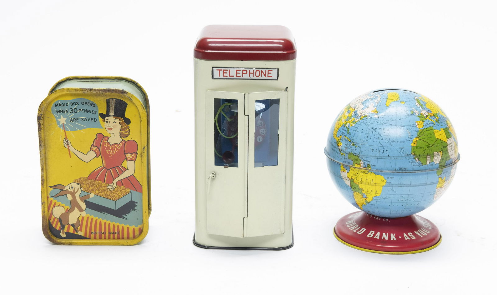 Three Tin Still Banks (1 of 4)