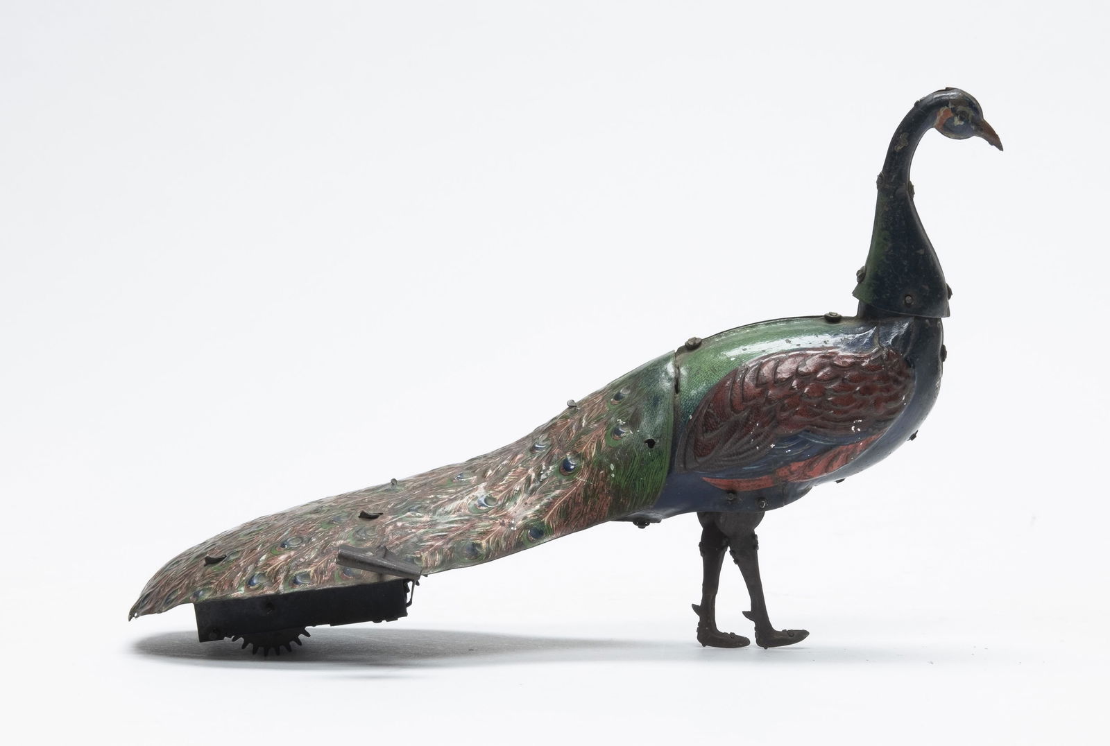 Orobr Strutting Peacock Windup Tin Toy (1 of 4)