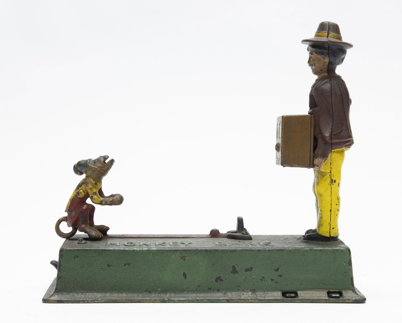 Hubley Monkey Cast Iron Mechanical Bank (1 of 4)