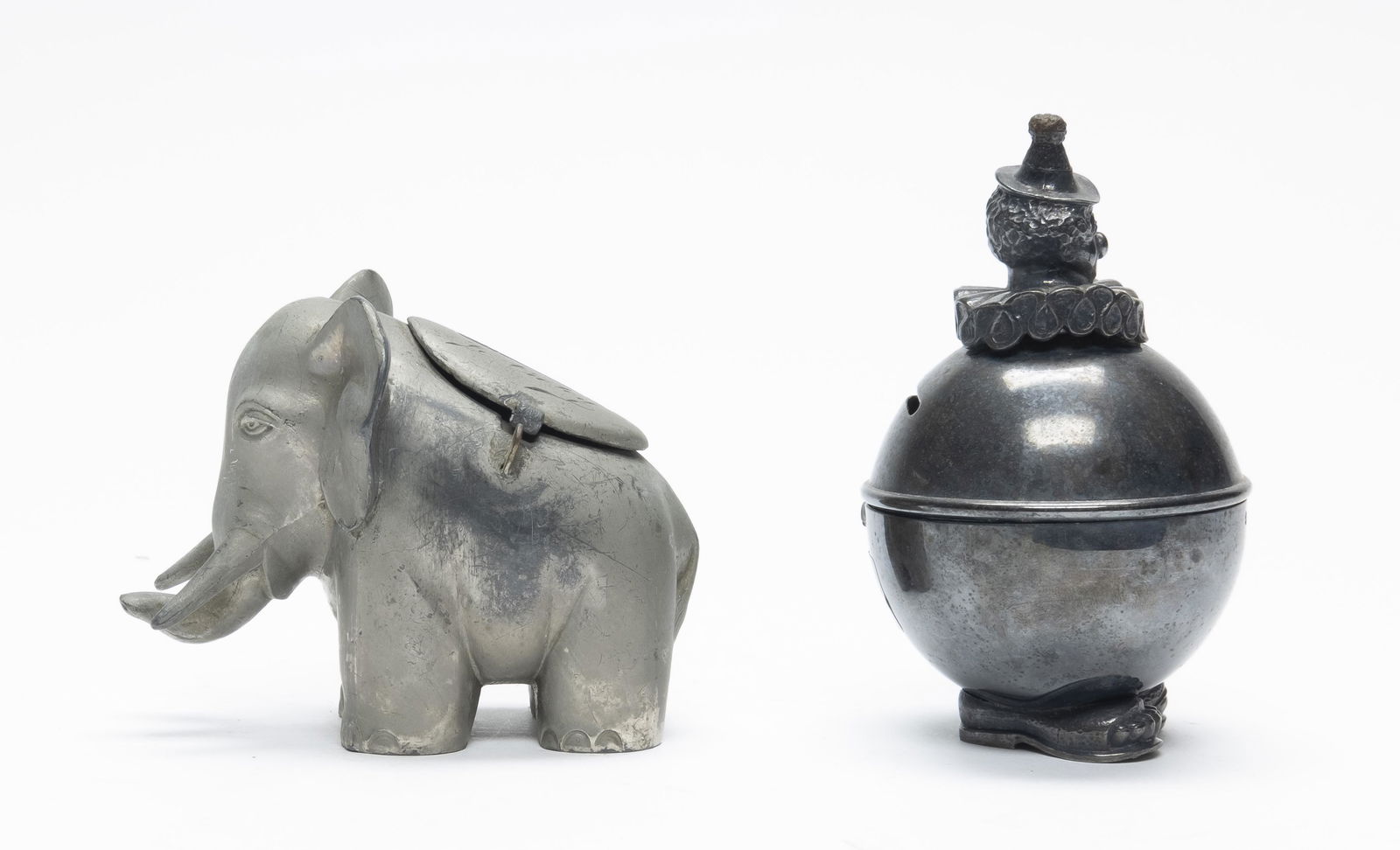 Elephant and Round Clown Still Banks (1 of 4)