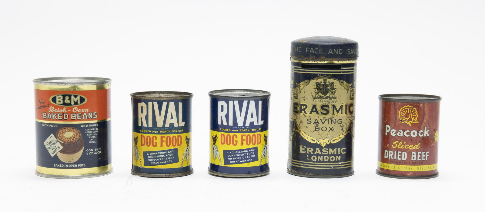 Five Advertising Tin Still Banks (1 of 4)