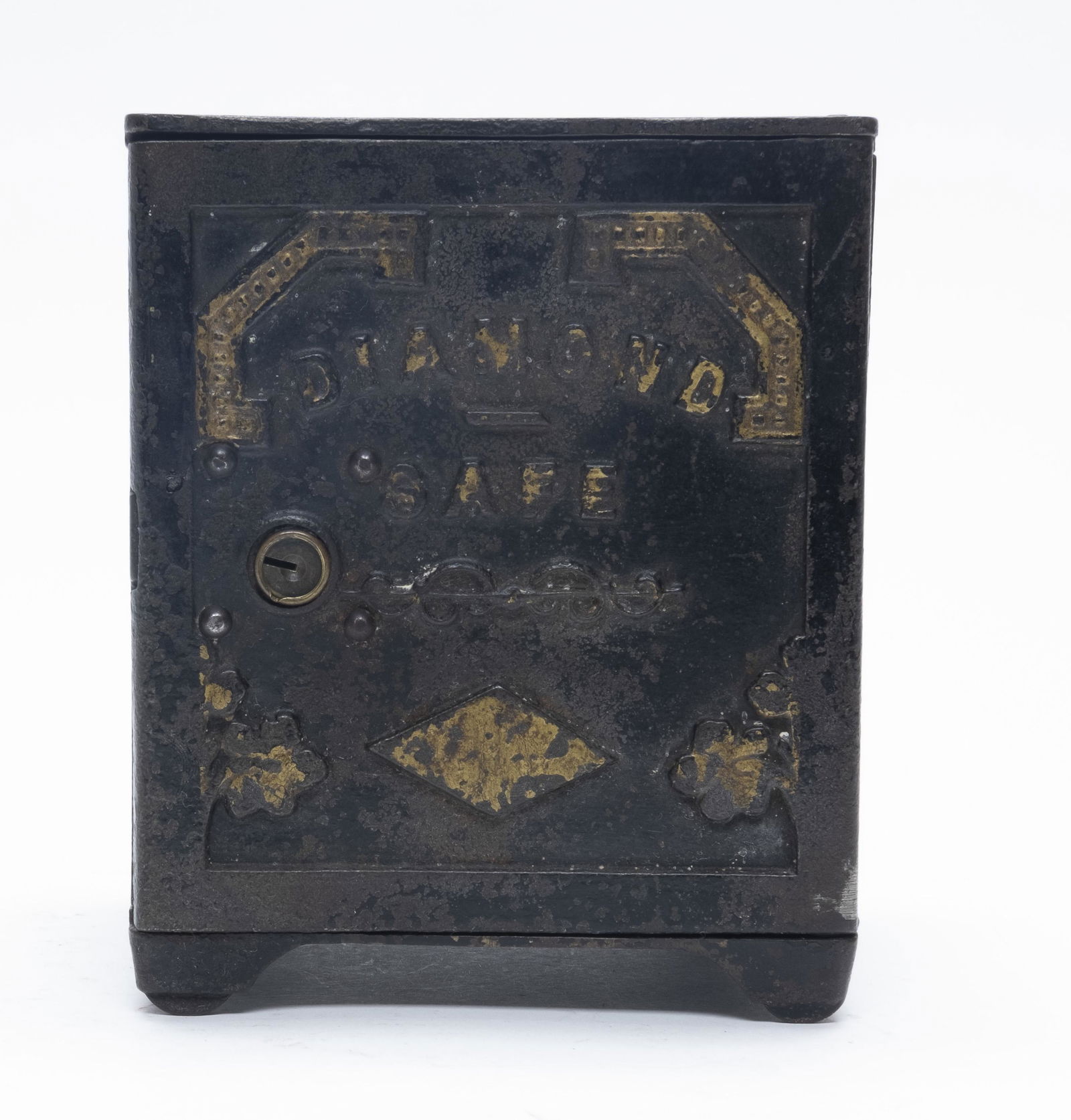Diamond Safe Cast Iron Bank (1 of 4)