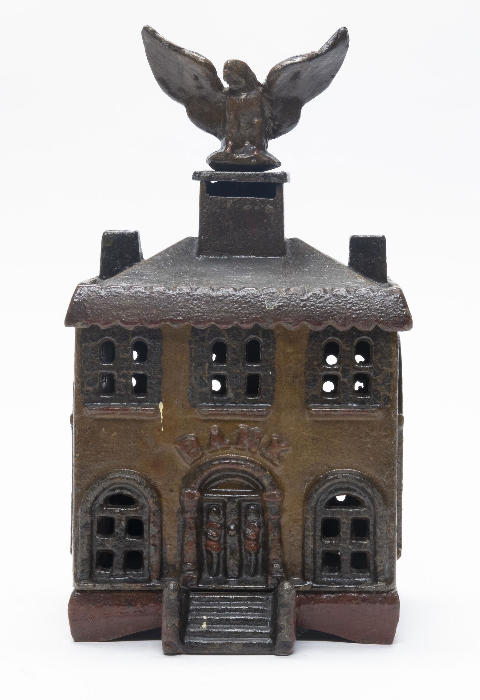 Building Bank with Eagle Finial Iron (1 of 4)