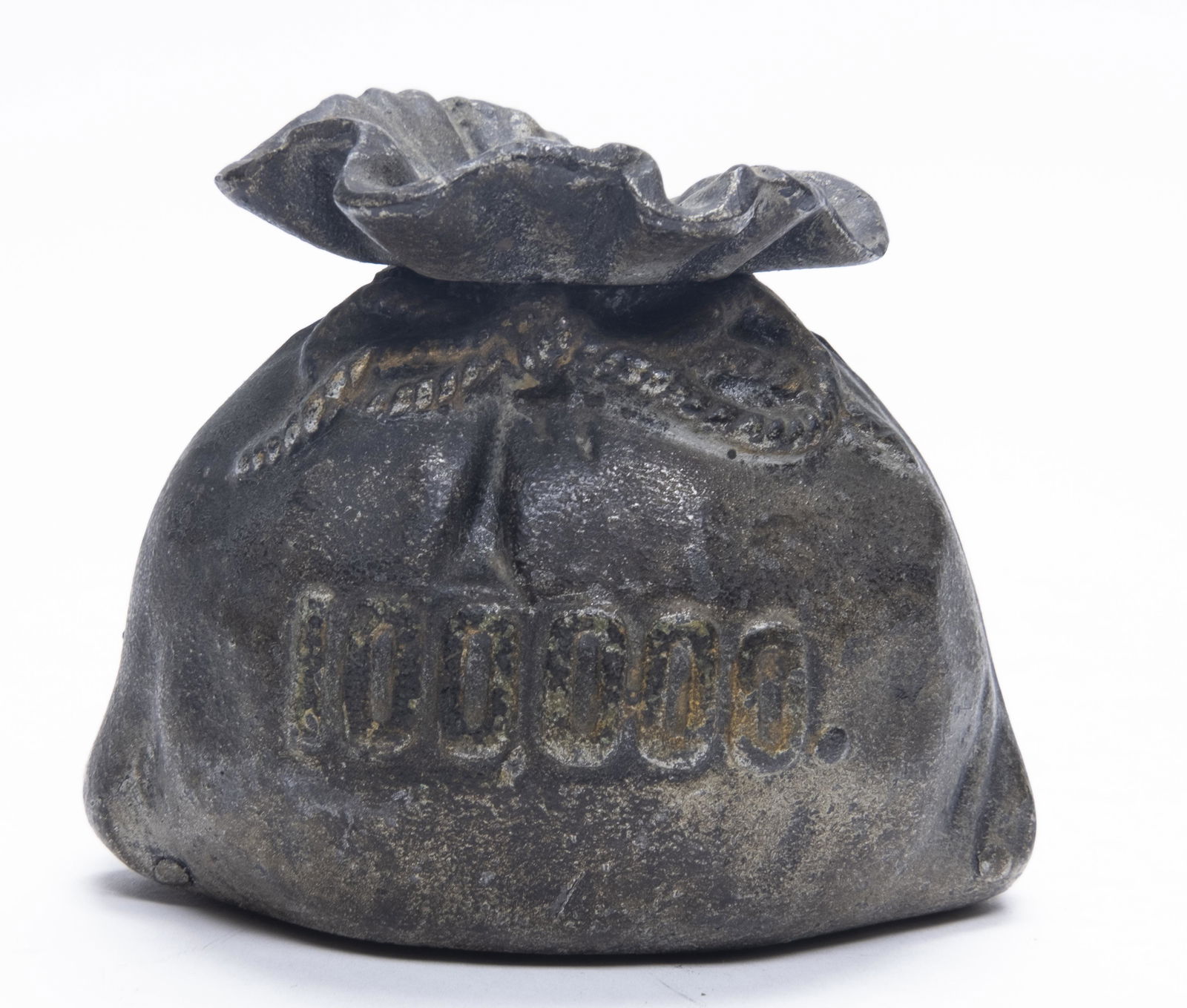 $100,000 Money Bag Cast Iron Bank (1 of 4)