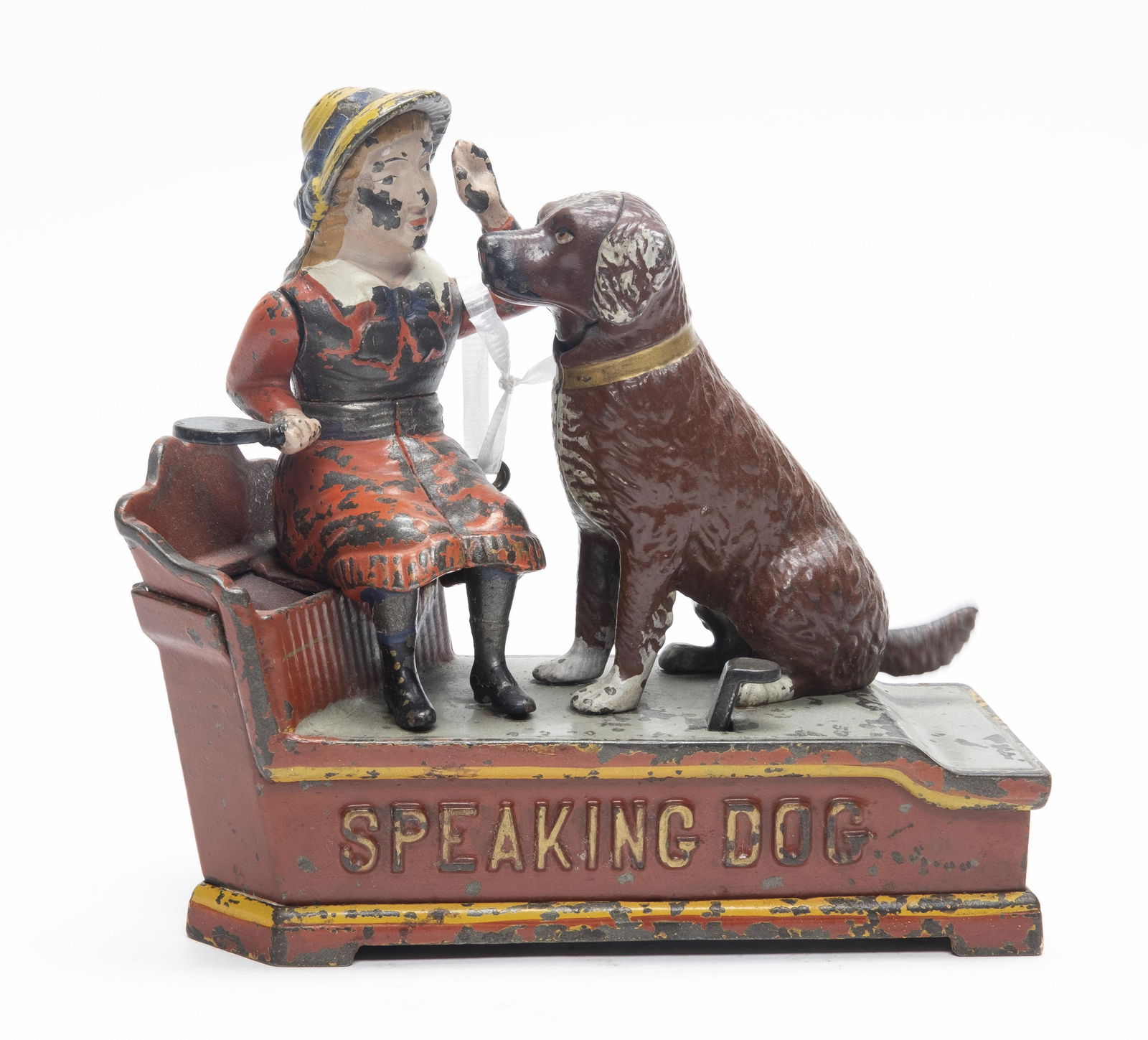 Speaking Dog Cast Iron Mechanical Bank (1 of 4)