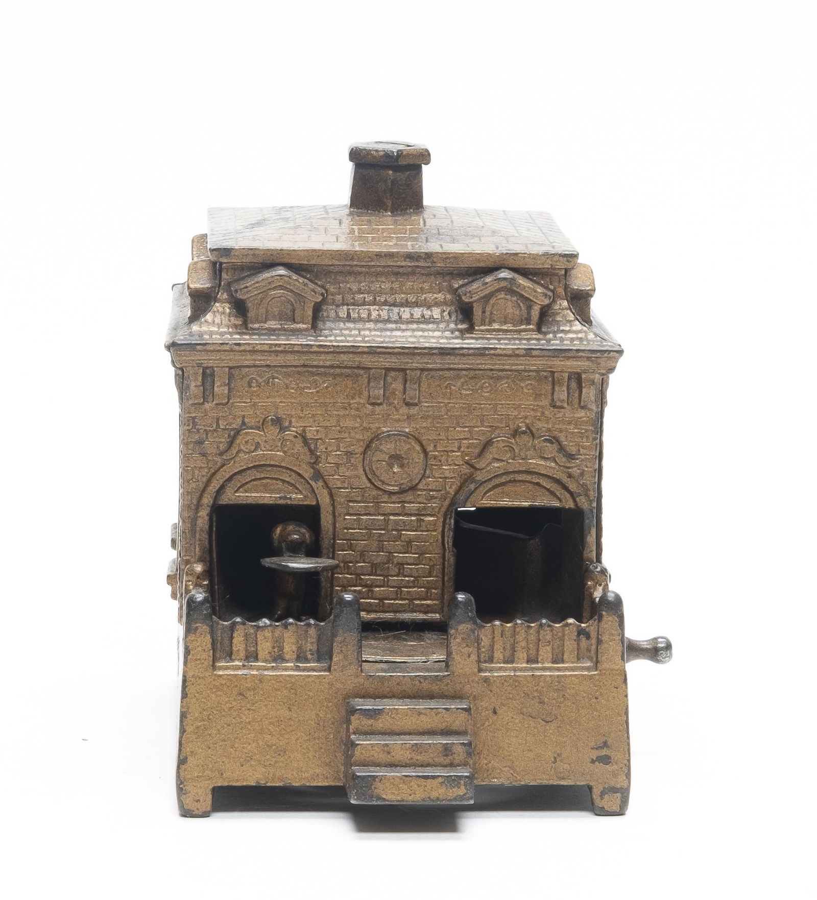 Copper Dog on Turntable Iron Bank (1 of 4)