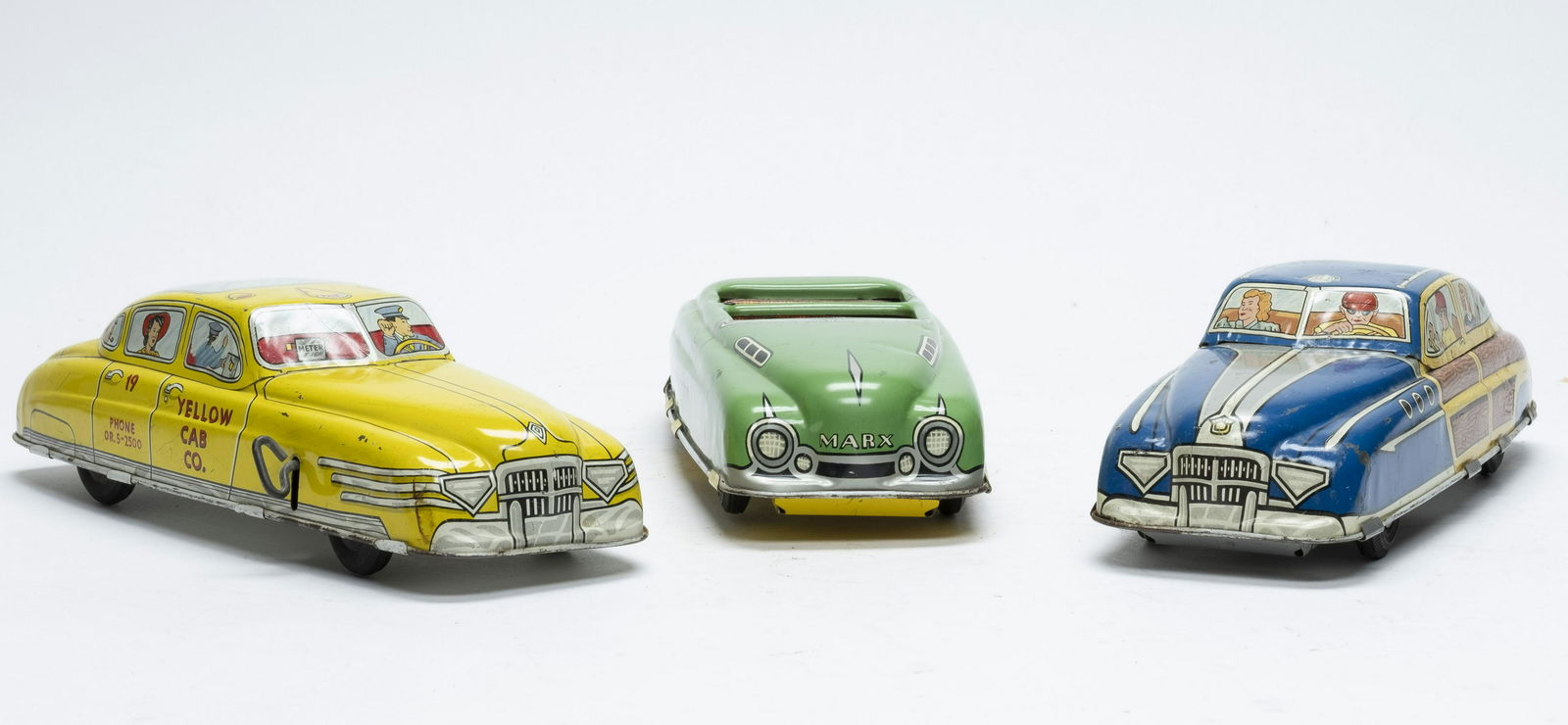 Three Marx Cars Tin Cars (1 of 13)