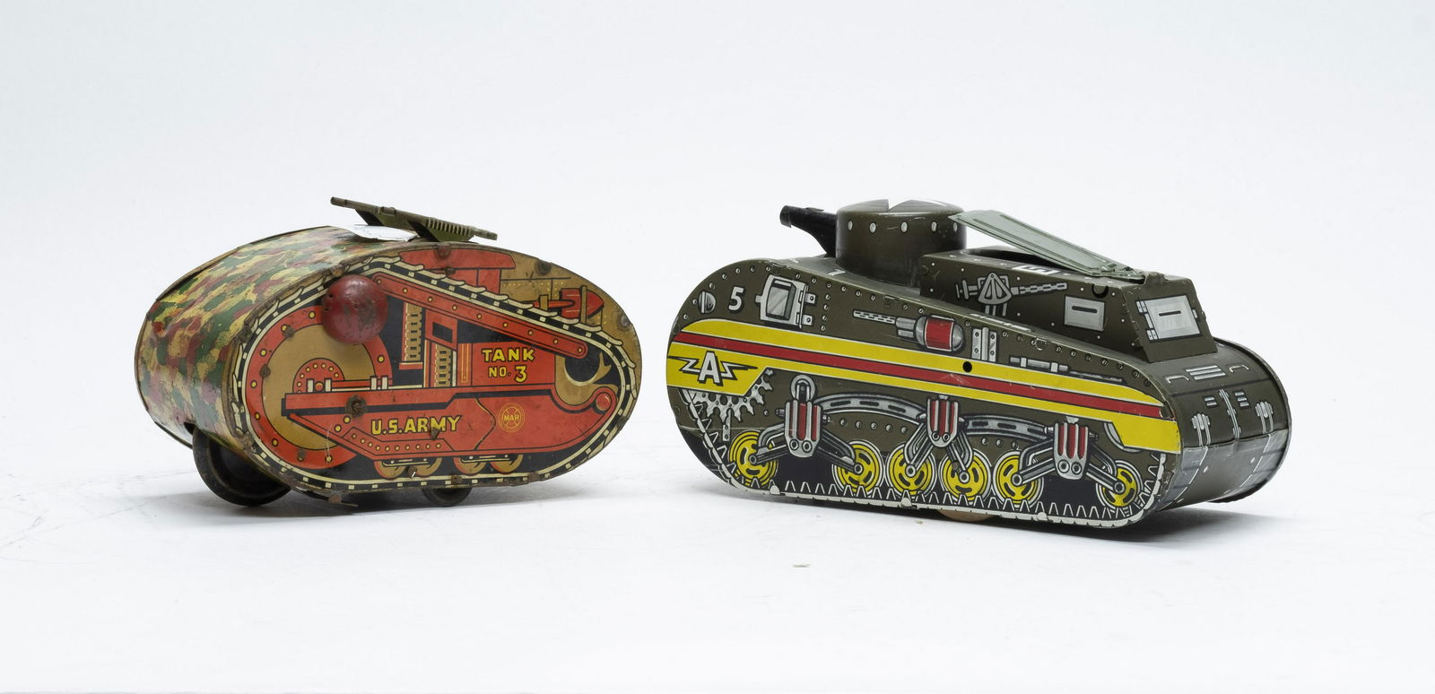 Two Marx Tank Windup Toys (1 of 9)