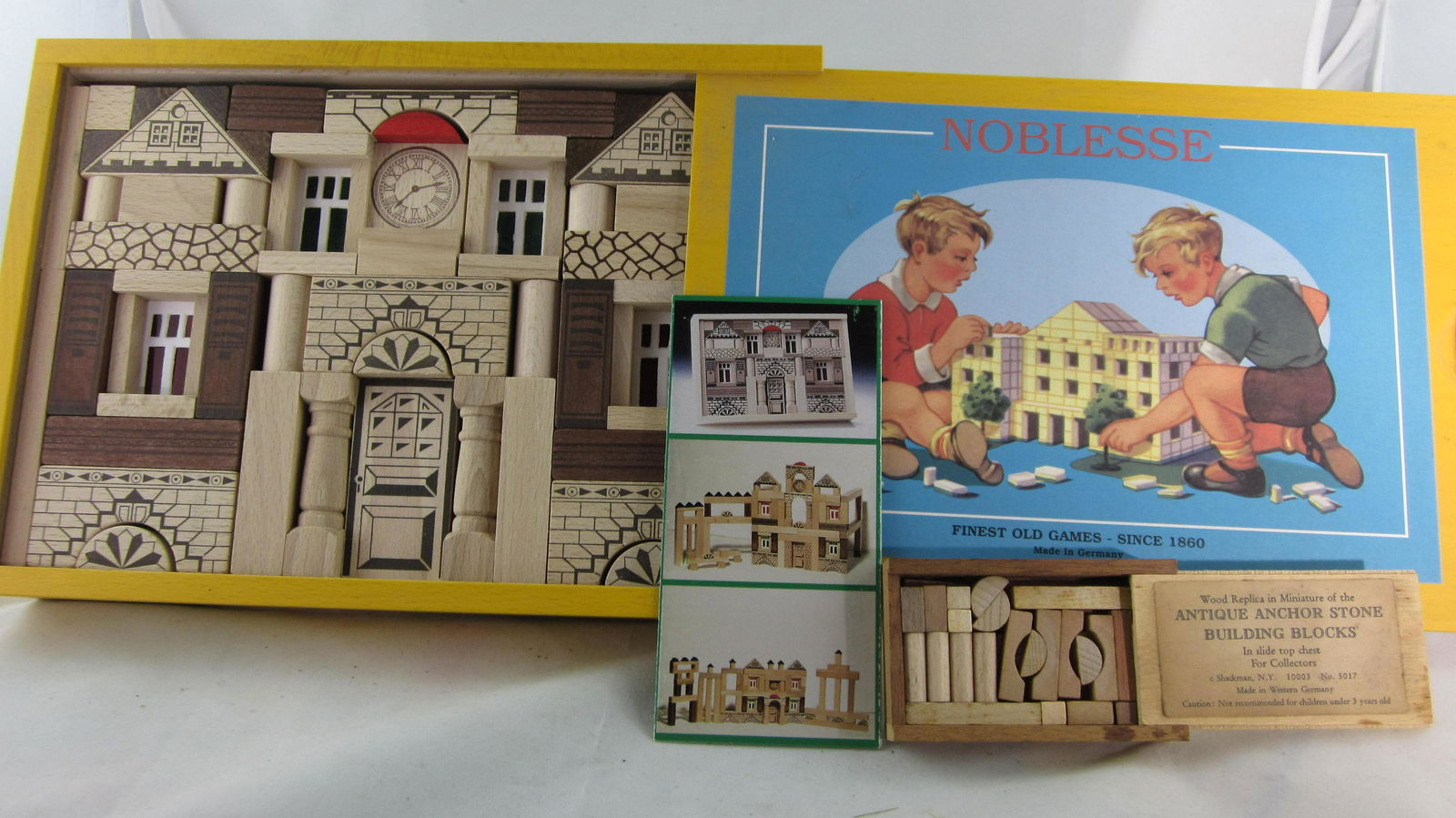 Noblesse Stamped Wooden Block Building Set. (1 of 1)