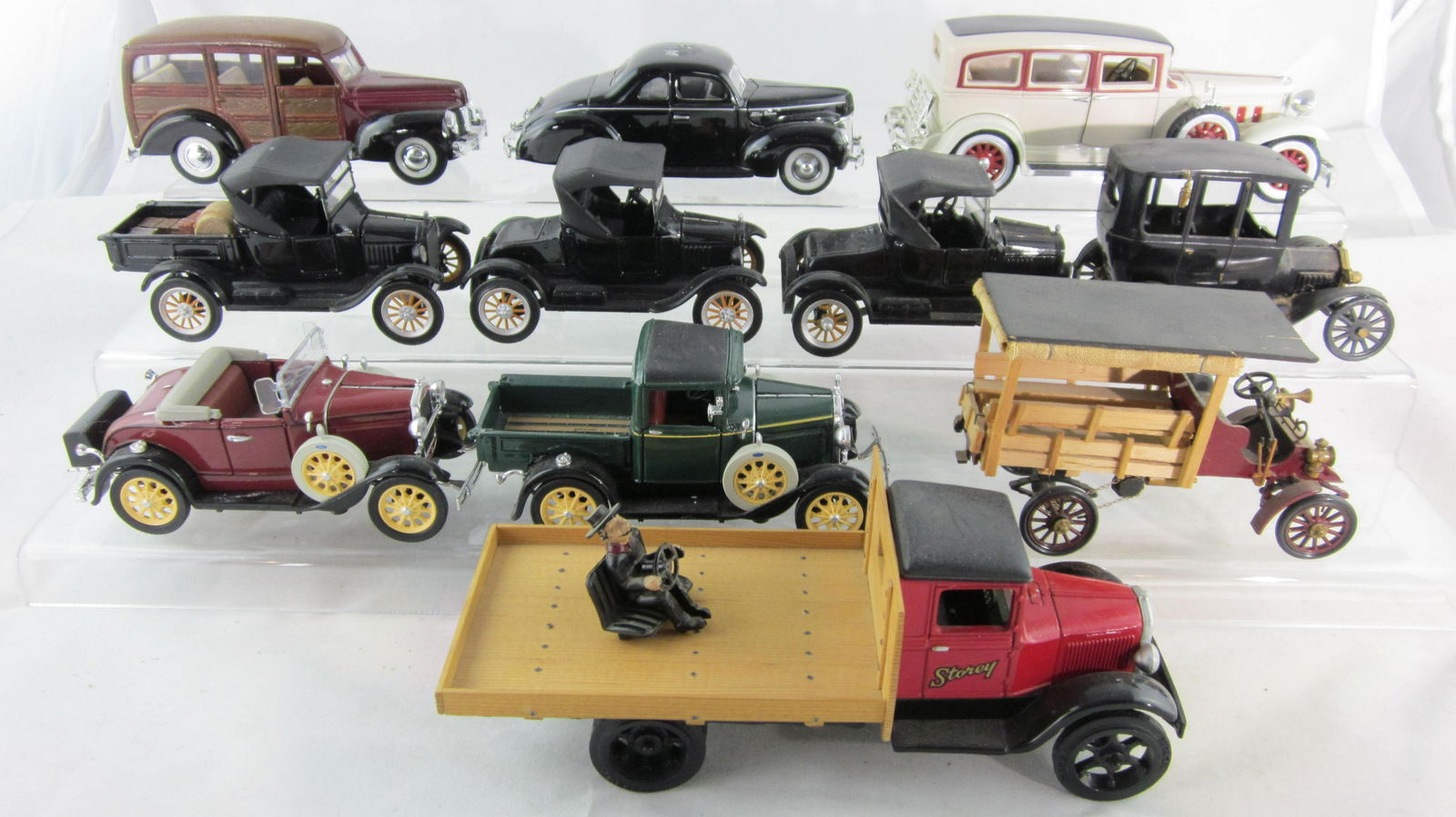 1/33 Scale Metal & Plastic Vehicles, 1920-1940. (1 of 1)