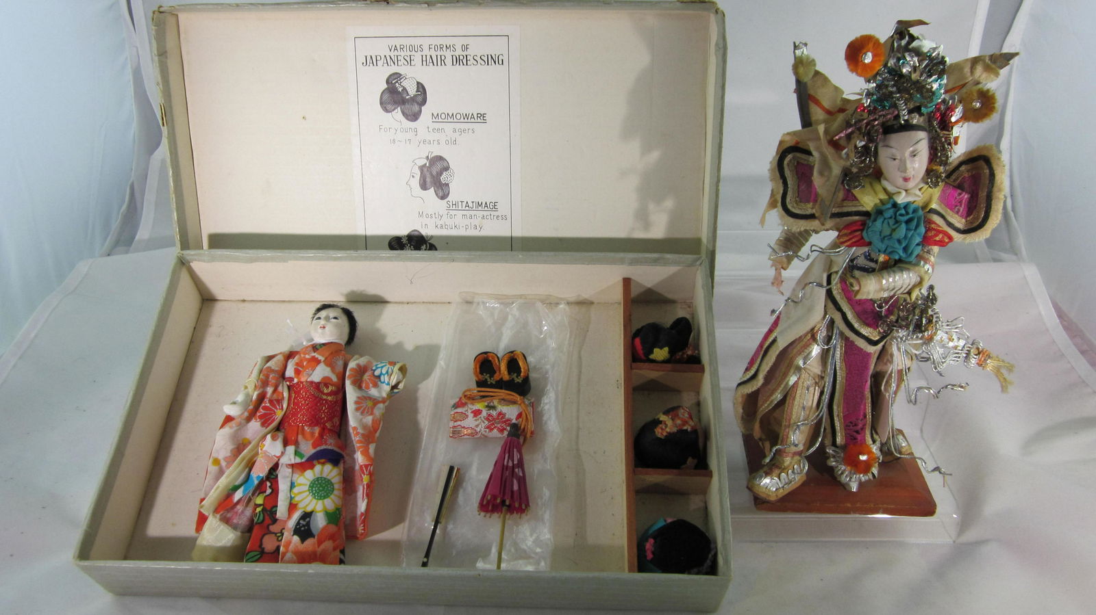 Two Oriental Geisha & Ceremonial Dolls. (1 of 1)