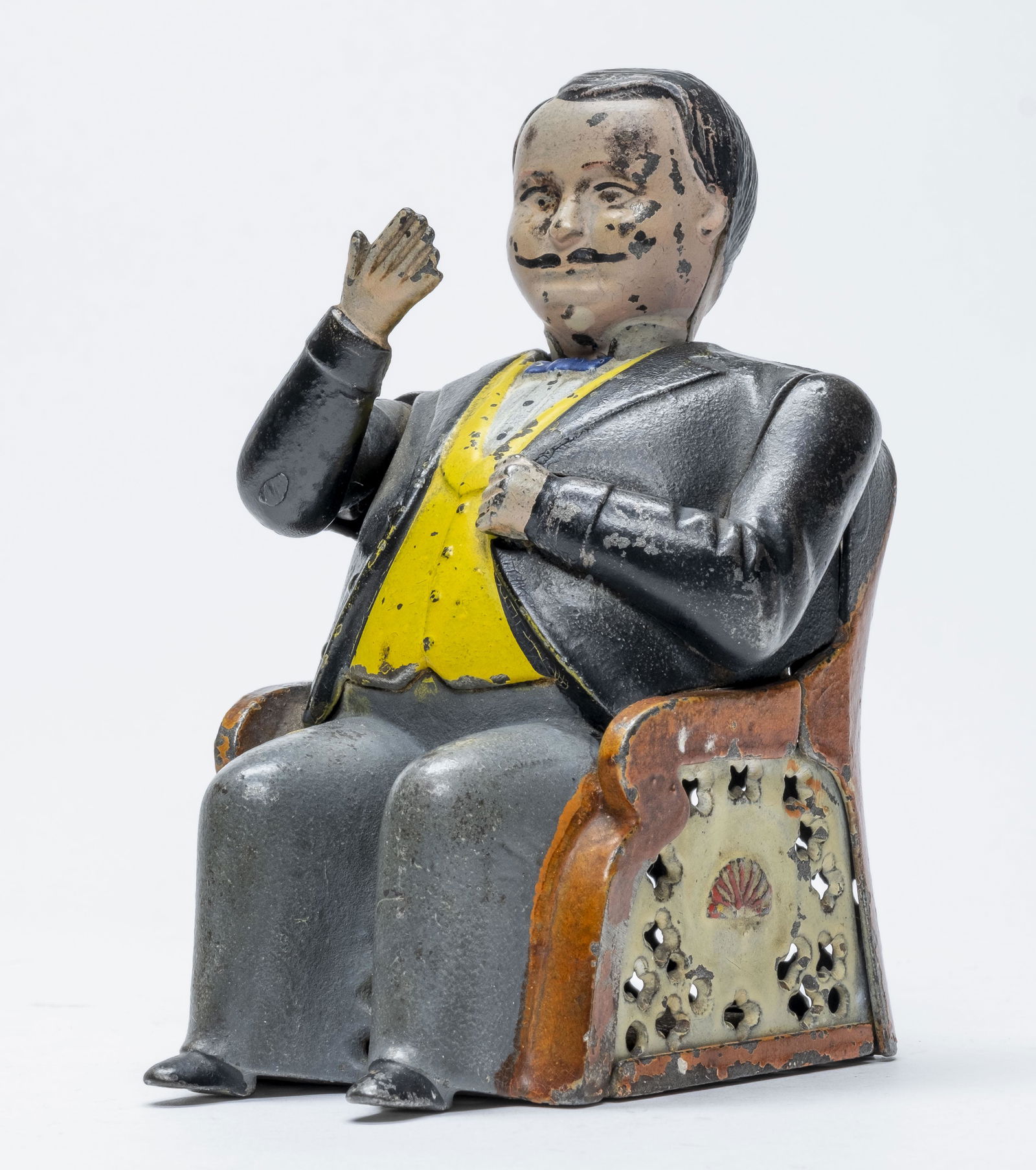 Tammany "Little Fat Man" Iron Mechanical Bank (1 of 6)