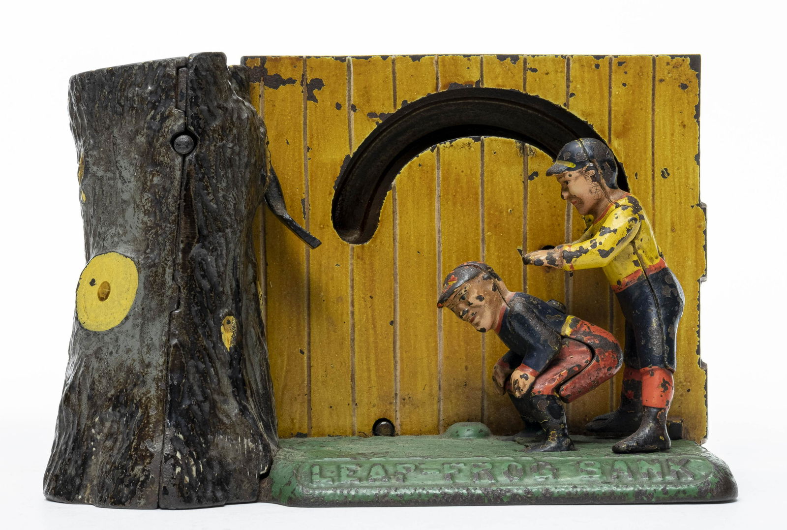 Leap Frog Cast Iron Mechanical Bank (1 of 6)