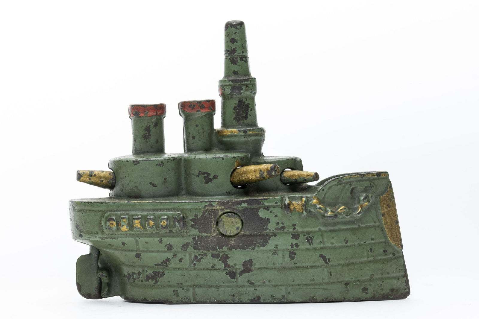 Large Battleship Oregon Iron Bank (1 of 2)