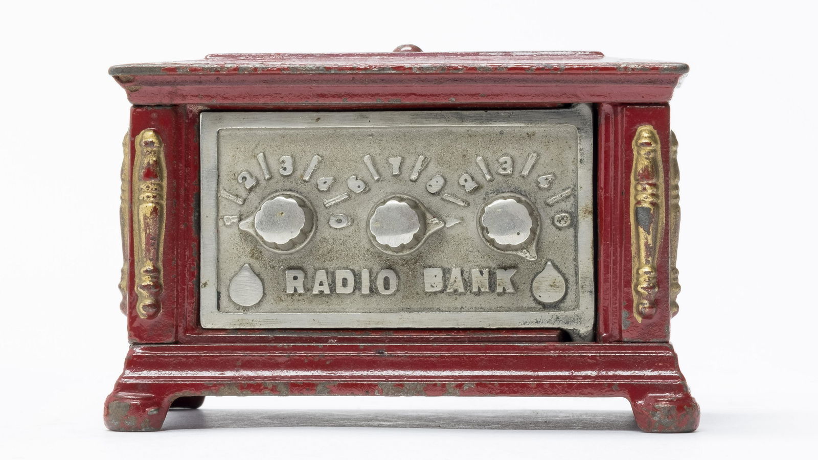 Three Dial Radio Iron Bank (1 of 2)
