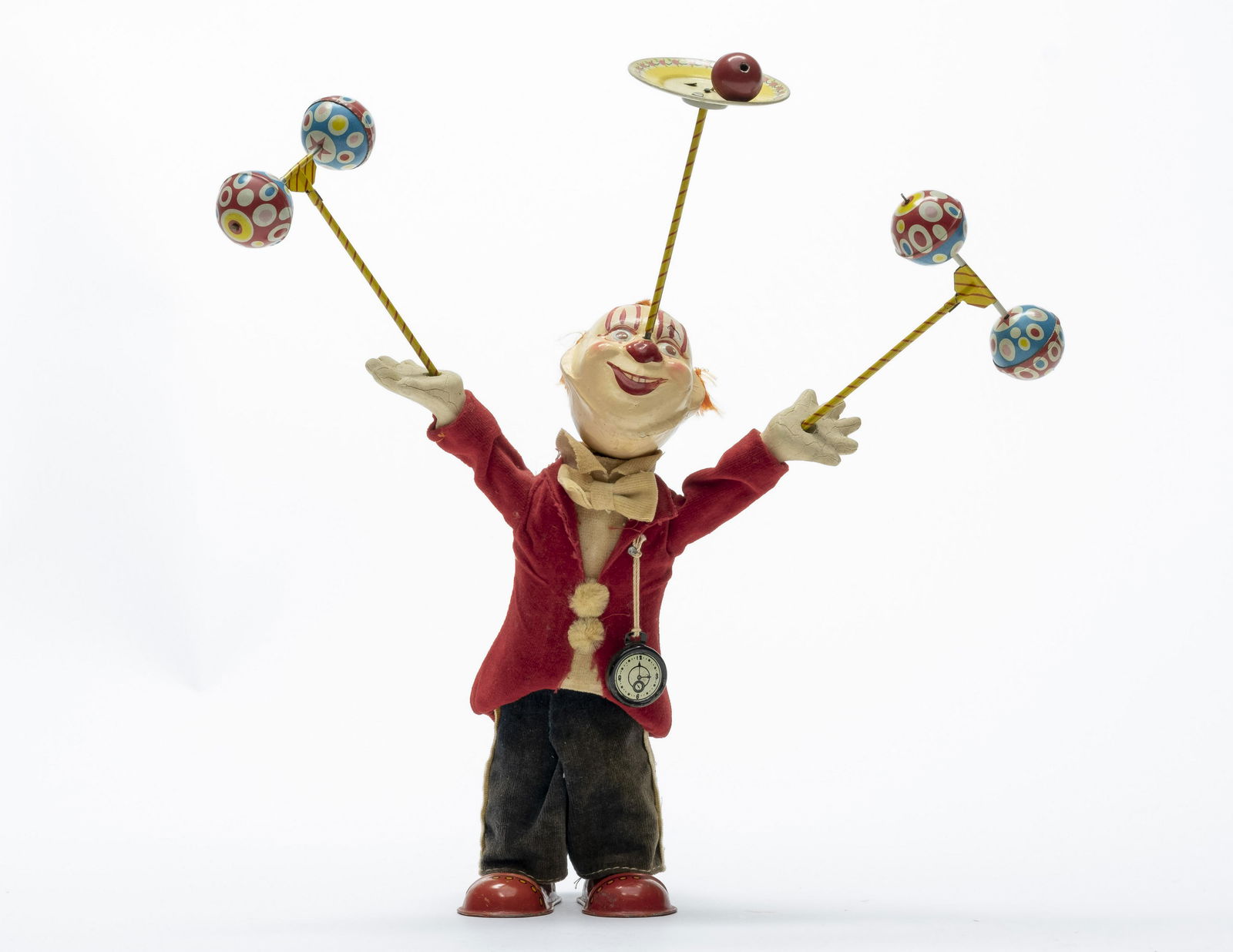 ALPS Juggling Clown Windup Toy Japan (1 of 2)