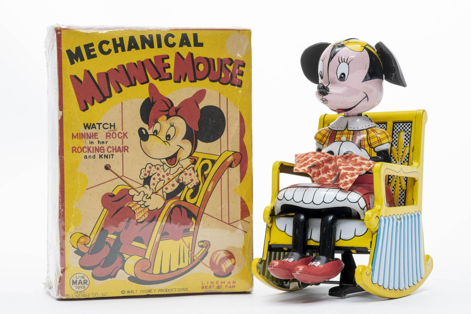 Line Mar Knitting Minnie Mouse Windup Japan (1 of 4)