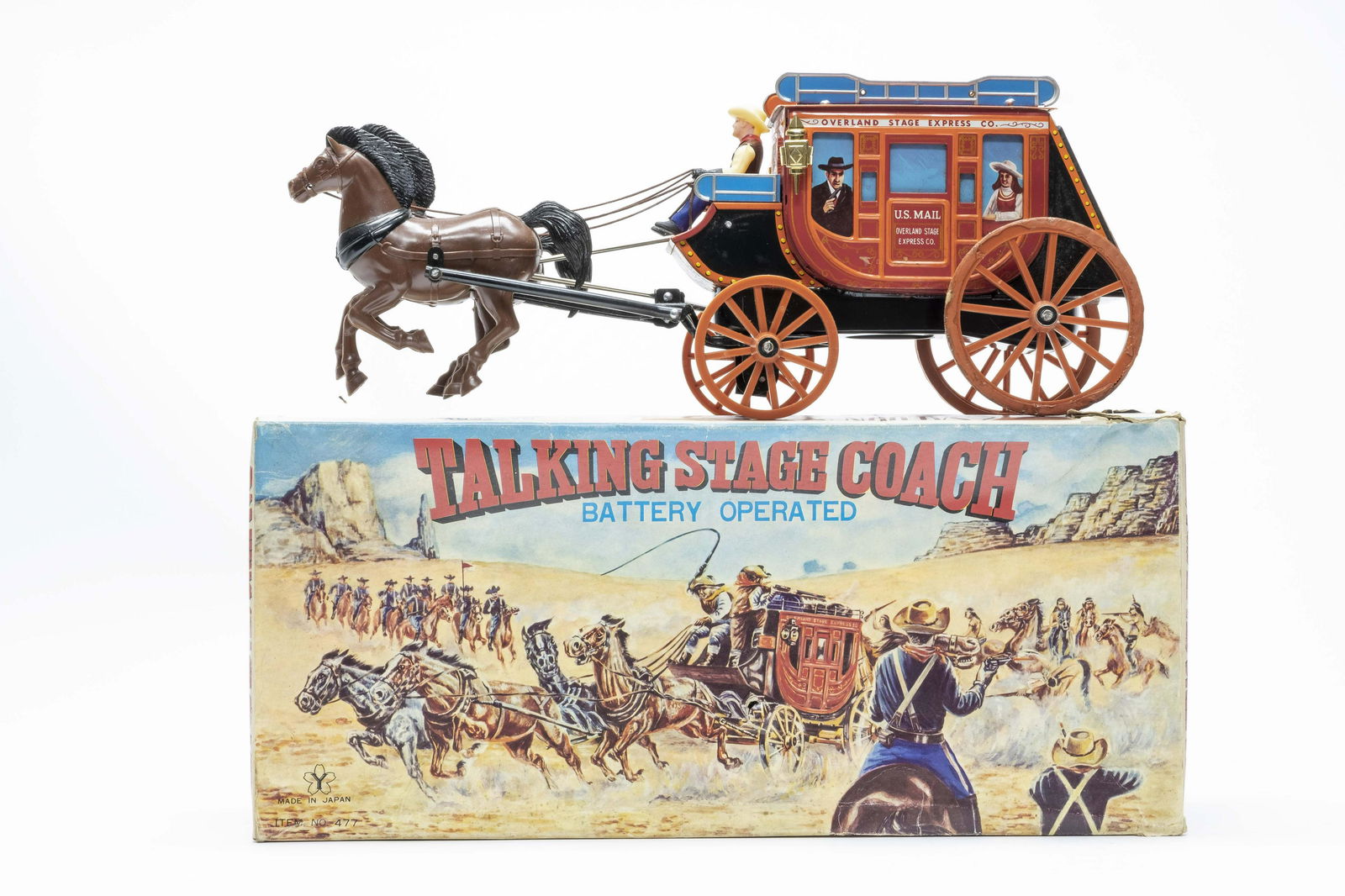 Yonezawa Battery Op Talking Stage Coach w/ Box (1 of 4)