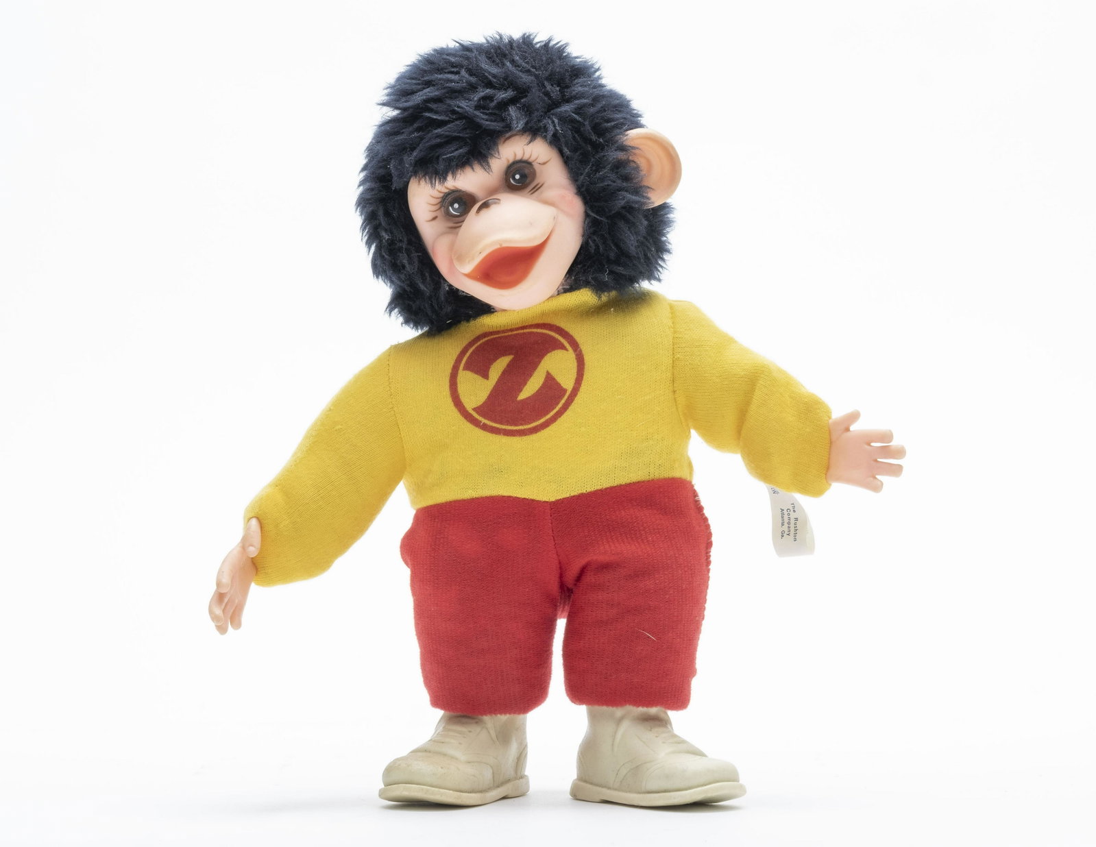 Rushton Zip the Monkey Howdy Doody: Made by The Rushton Company of Atlanta, GA. 11 1/2" Tall. Very Fine Condition.