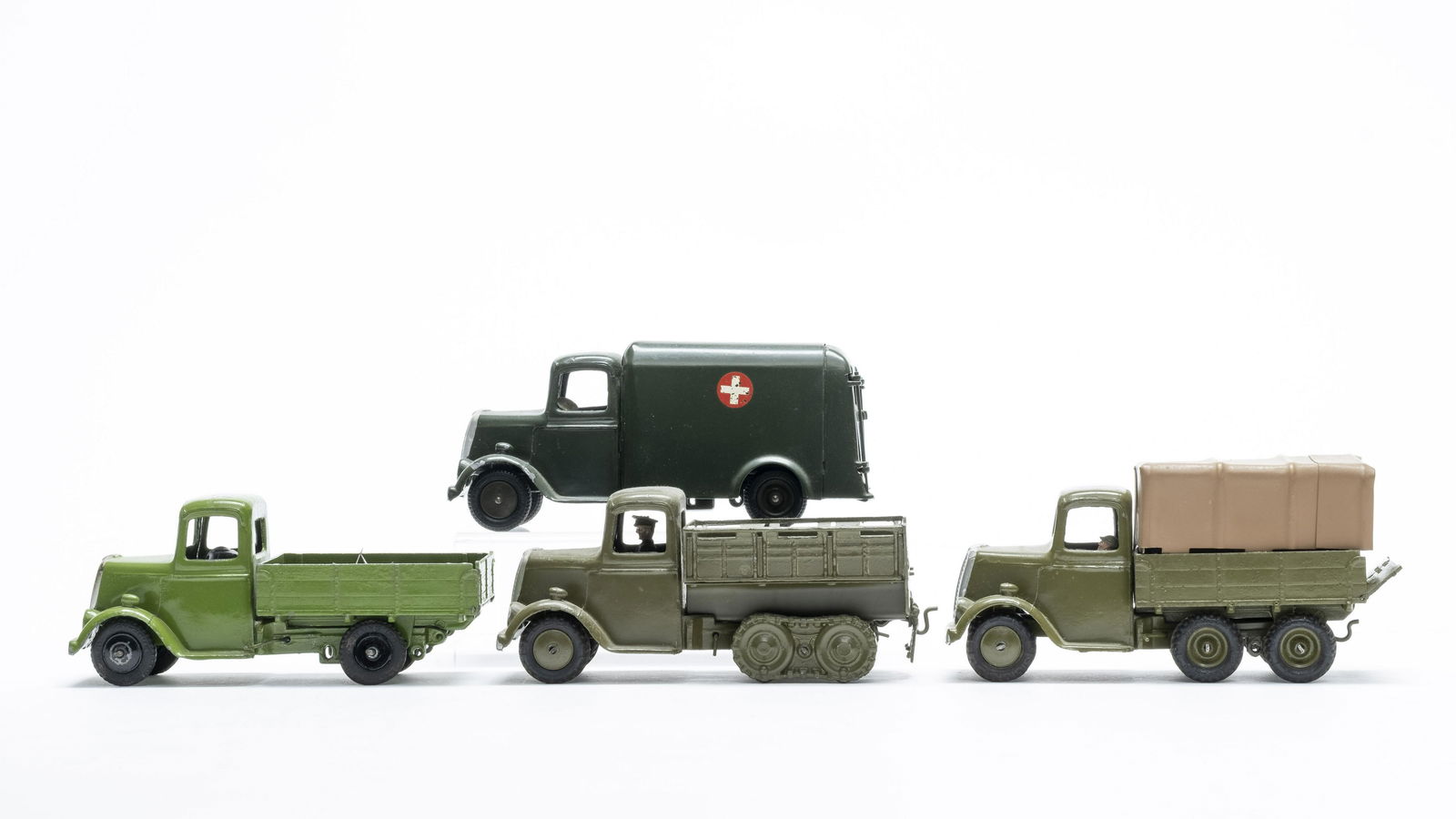 Four Military Vehicle Toys (1 of 2)